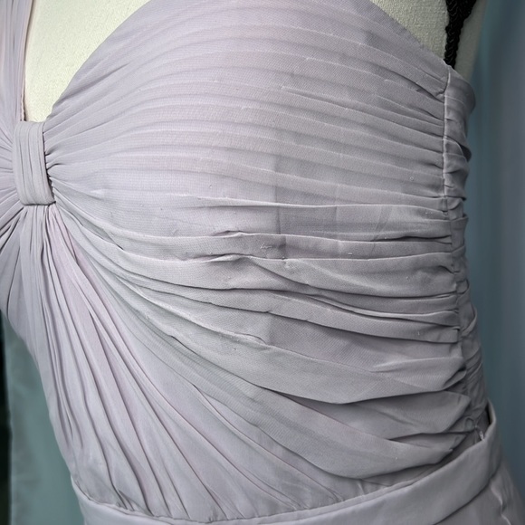 Jenny Packham Lux Chiffon One Shoulder Floor Length Bridesmaid Dress - size 12 - Picture 12 of 12